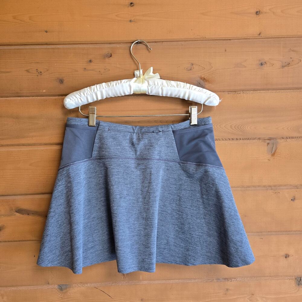Athleta Match Point Skort NWT 13.5 Heather Gray Small Athleisure Tennis Preppy - Picture 4 of 5